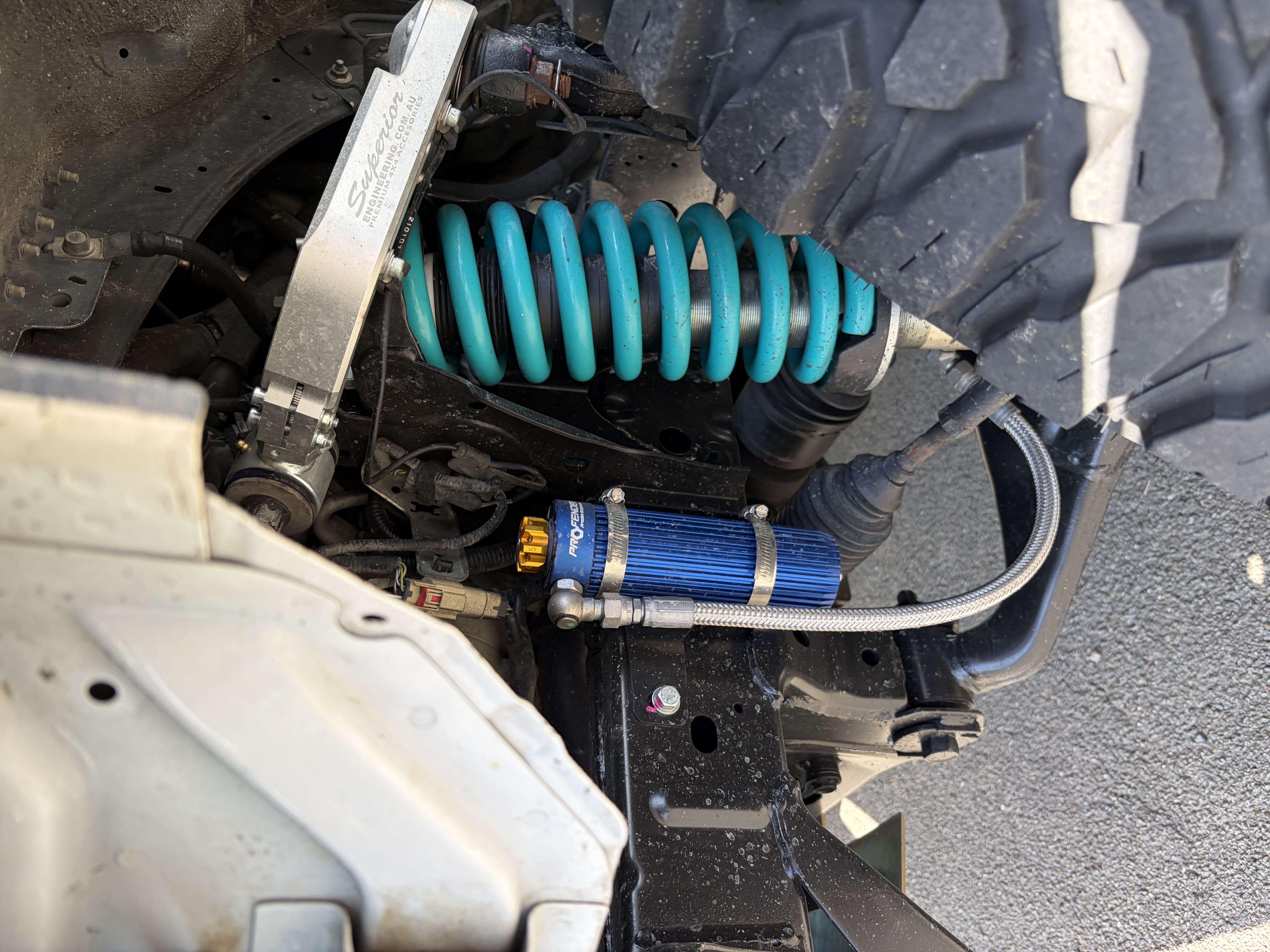 Suspension spring and shock upgrade